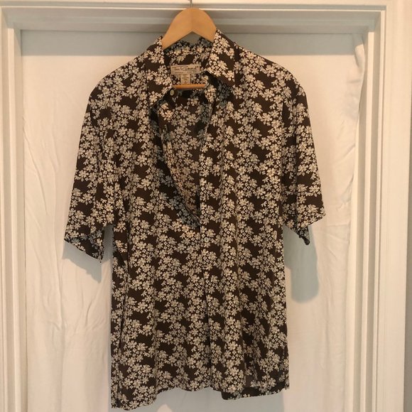 Tori Richard Aloha Print Short Sleeve Polo - Picture 1 of 1